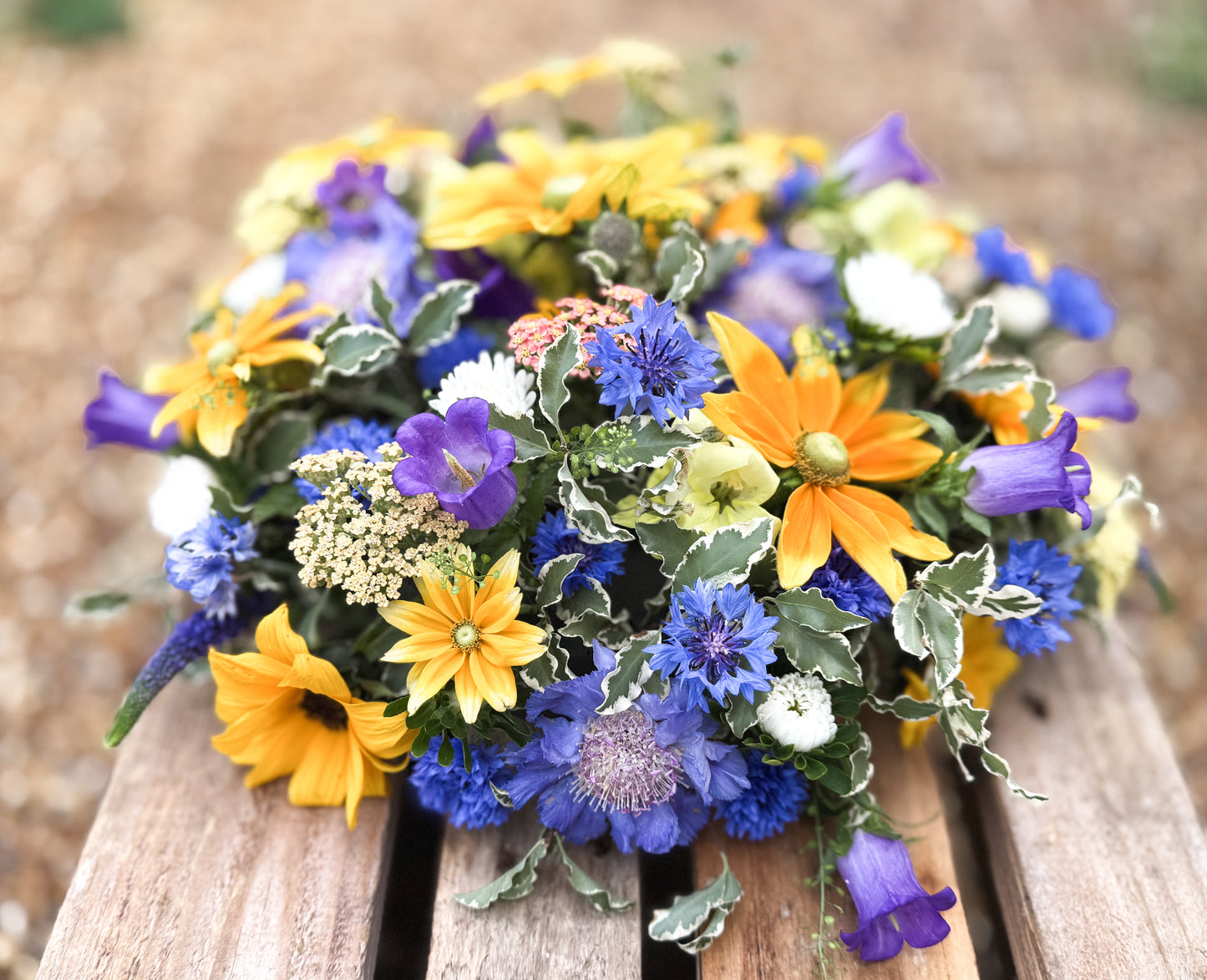 Classic Funeral Posy of Fresh Flowers