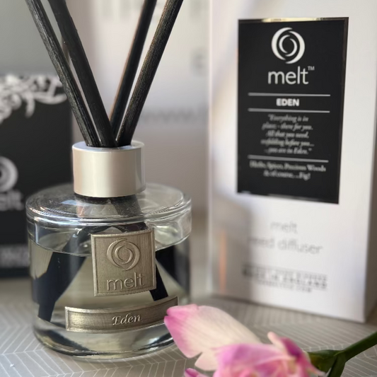 A beautiful, luxury scented room diffuser called Eden by Melt.