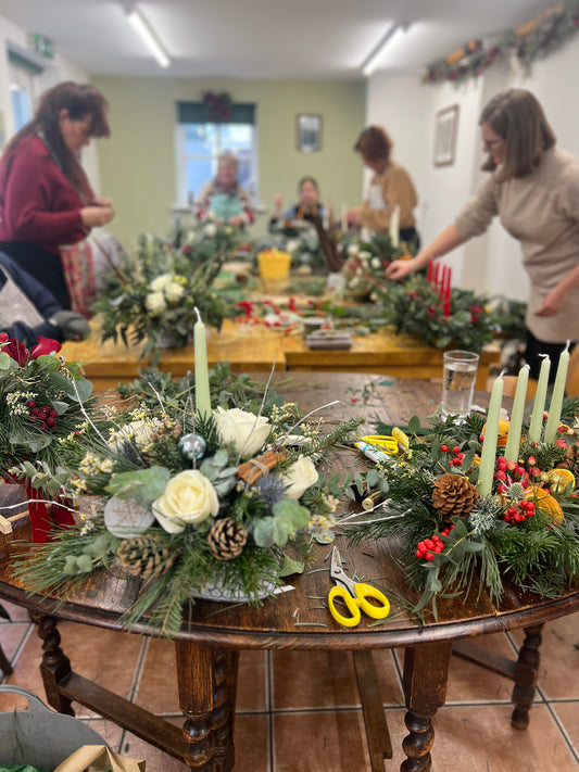 Christmas Table Flower Workshop
